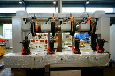 Safe CNC Buffing Machine , Industrial Polishing Equipment For Stainless Steel Sinks