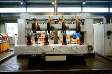High Efficient CNC Polishing Machine For Brass Parts / Sanitary Fittings