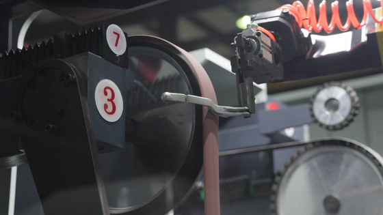 Automatic Motor Bearing Brake Levers Metal Auto Parts Grinding and Polishing Machine
