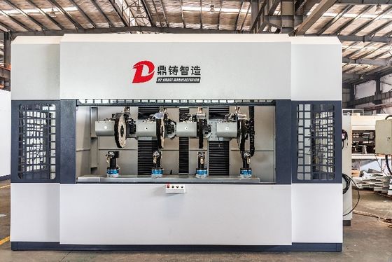 Universal 6 Axes Brass Fittings Stainless Steel Door Handles Polishing Machine For Brass Tap Bodies