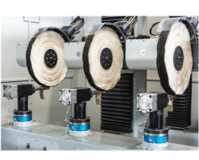 Automatic Industrial Robot Polishing Machine For Faucet Door Handle Brass Castings