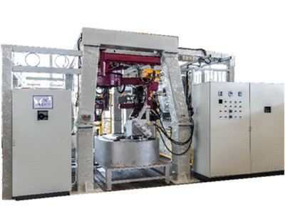 Automatic Discharge Faucet Low Pressure Die Casting Machine With Two Manipulators